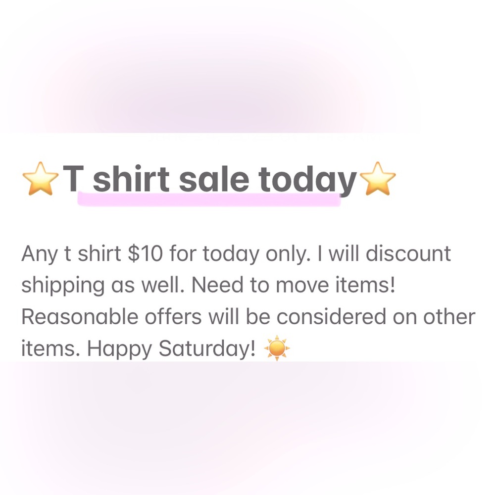T shirt sale!! ❣️